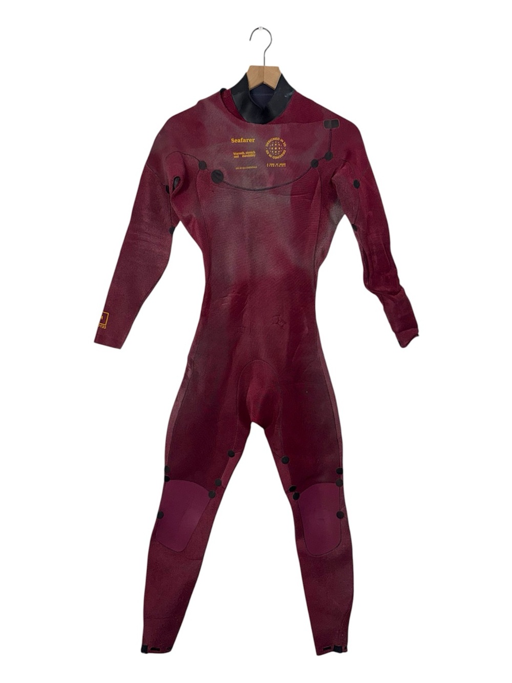 Manera Seafarer Burgundy Men Full Body Wetsuit Long Sleeve Snorkeling Scuba Gear